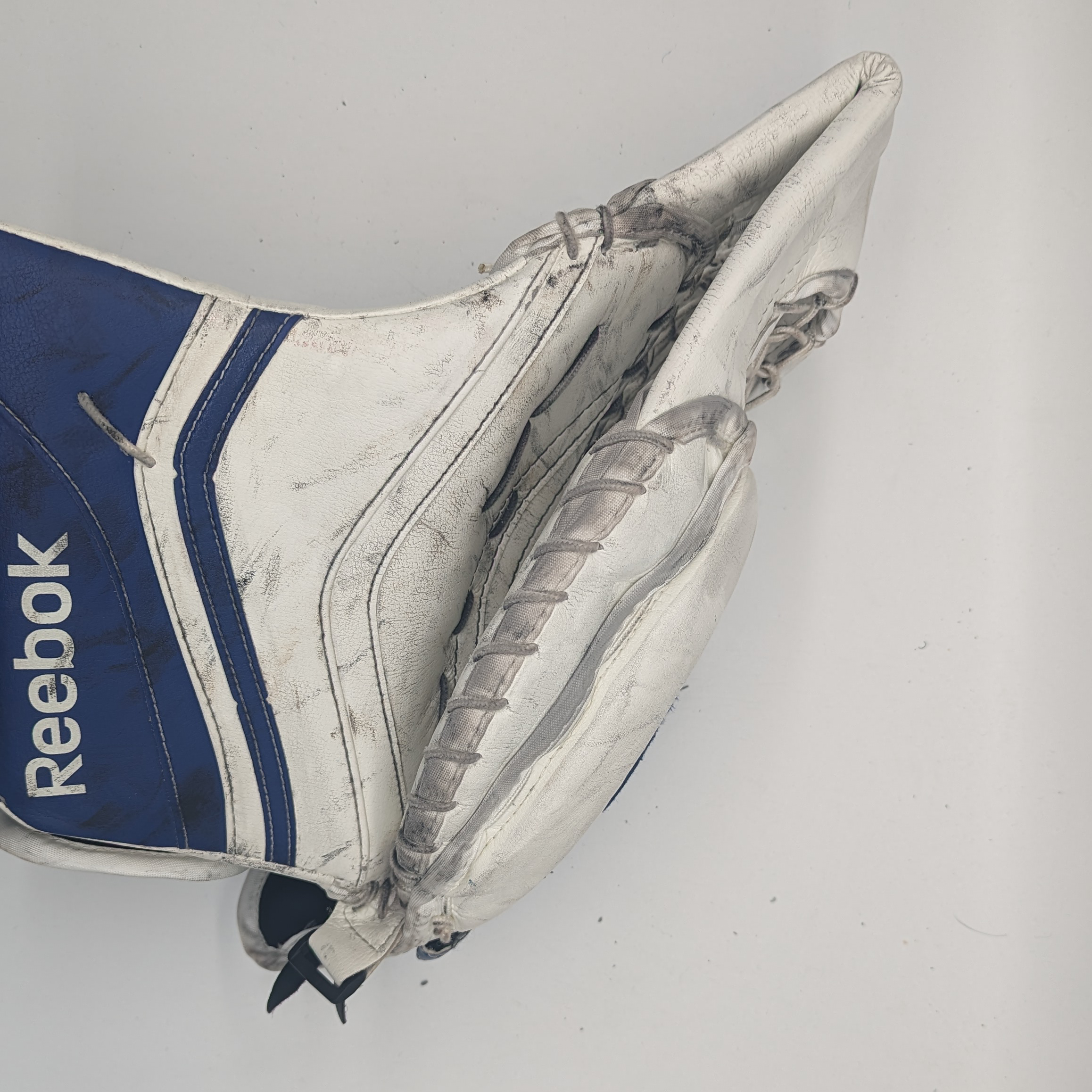 Reebok XLT - Ensemble de gardien de but Pro Stock d'occasion (blanc/bleu)